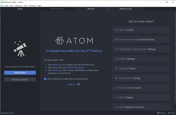 Atom官方下载